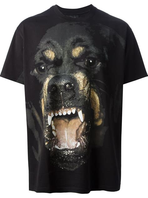 givenchy animal t shirt|black givenchy shirt.